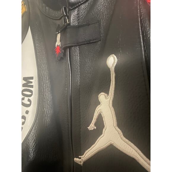 Joe Rocket x Jordan Leather Motorcycle Jacket SAMPLE PROMO - Picture 3 of 8